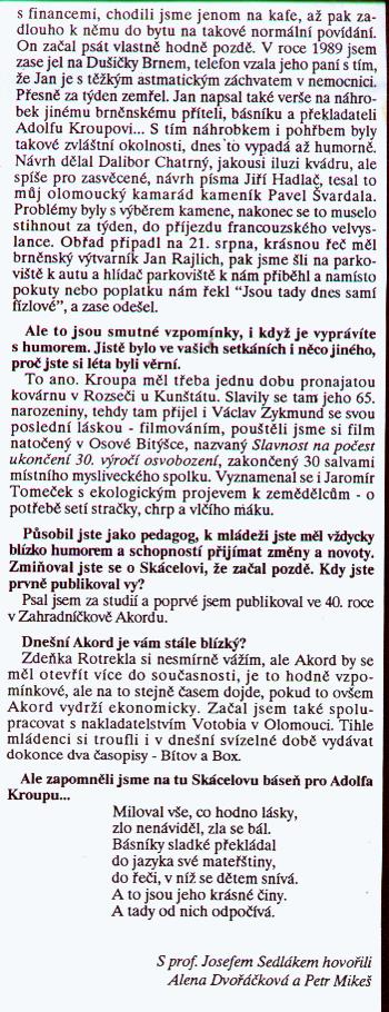 Divadlo Orfeus - Kam odlétají ptáci